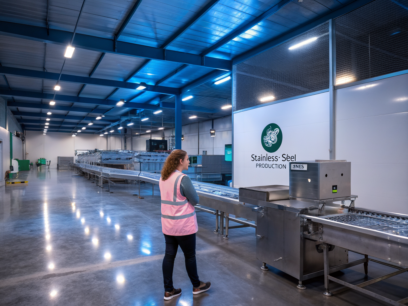 Zone de production stérile après nettoyage